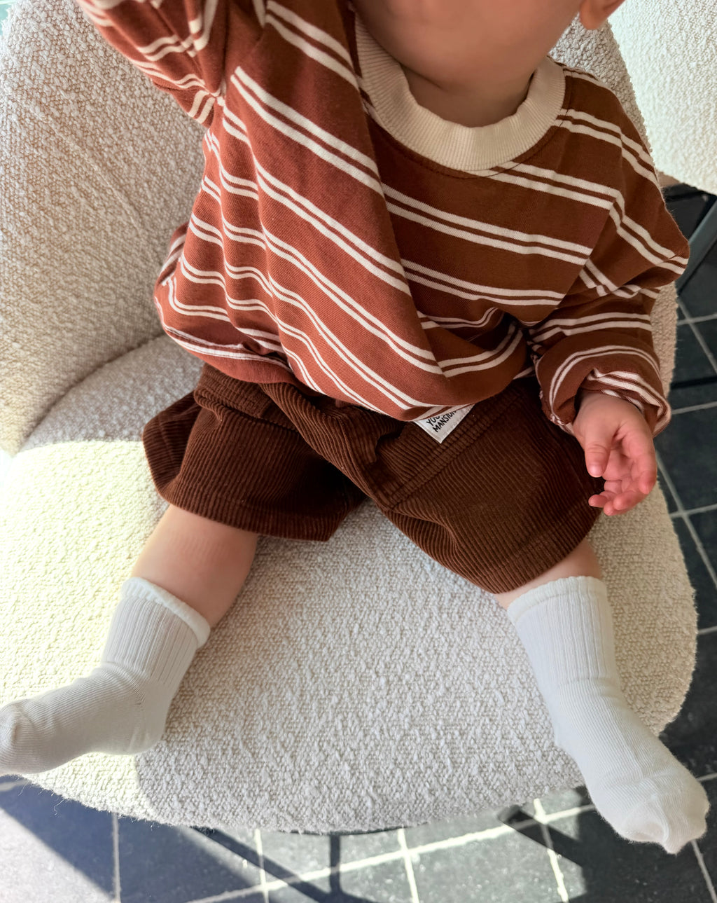 CORDUROY SHORTS BROWN