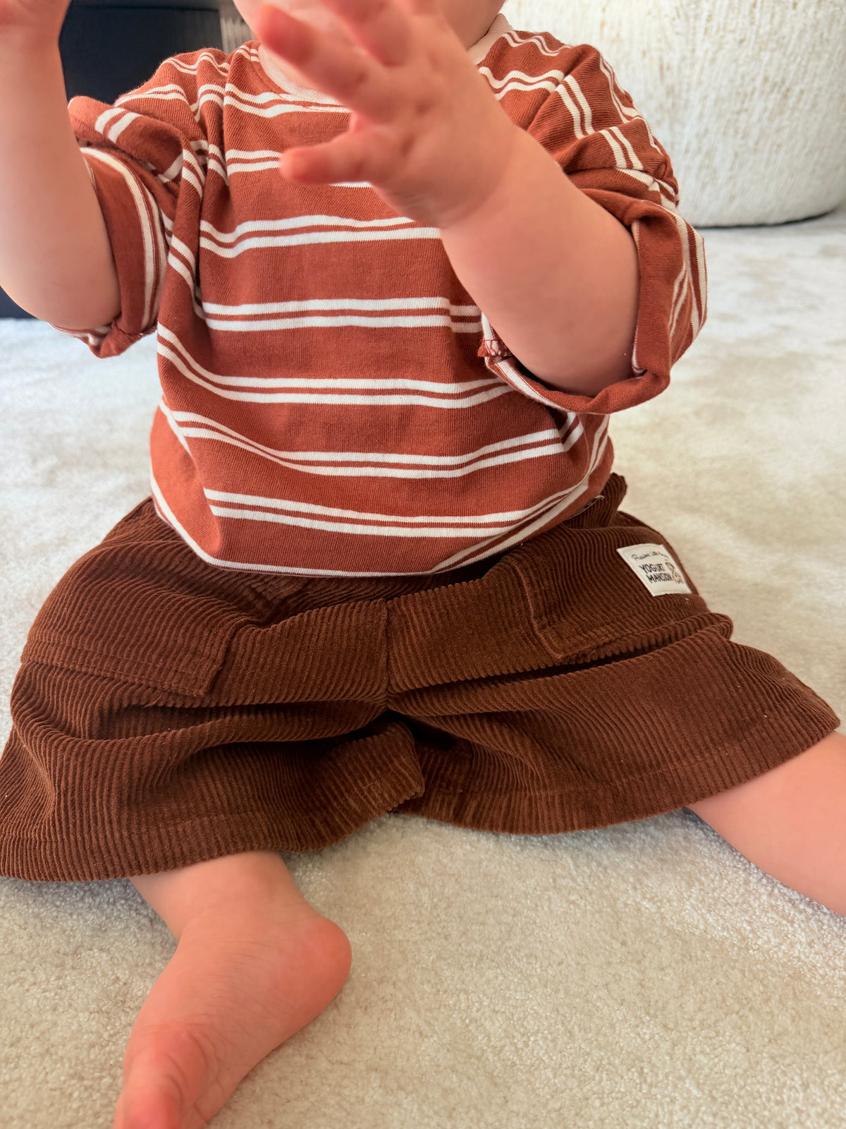 CORDUROY SHORTS BROWN