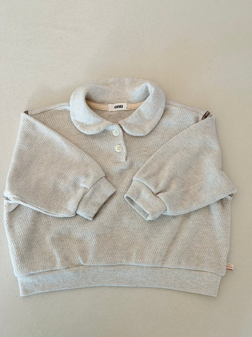 CINNAMON POLO SWEATER