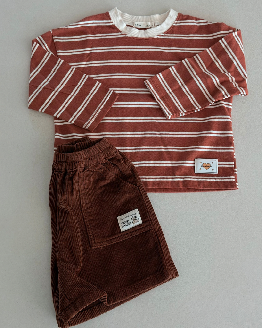 CORDUROY SHORTS BROWN